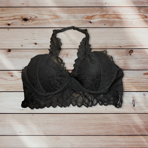 PINK Victoria's Secret Other - Victoria’s Secret PINK NWOT Halter Thick Lace Padded Bra/ Bandeau Size fits all